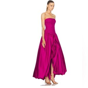 Aje Violette Bubble Dress - Magenta